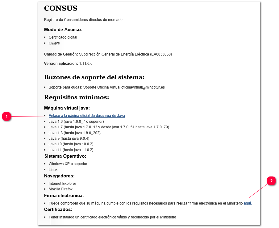 Información general