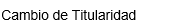 12. Cambio de Titularidad
