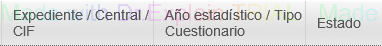 4. Información tabla
