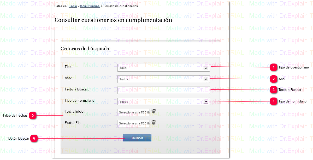 2.3.4.4.3 Borrado de Cuestionarios
