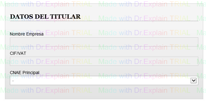2. Datos del Titular