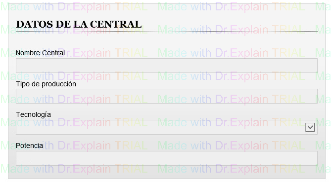 3. Datos de la Central