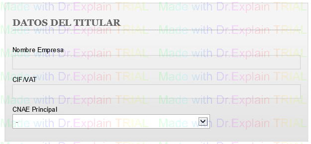 2. Datos del Titular