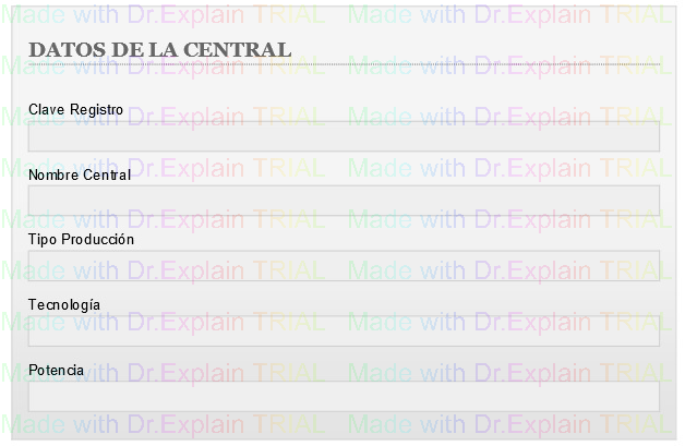 3. Datos de la Central