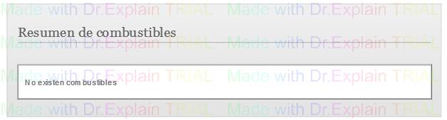 6. Resumen de los Combustibles