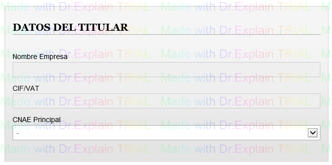 2. Datos del Titular