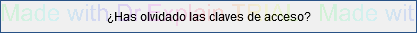 1. Olvido Claves de Acceso