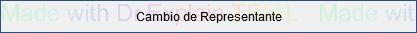 3. Cambio de Representante