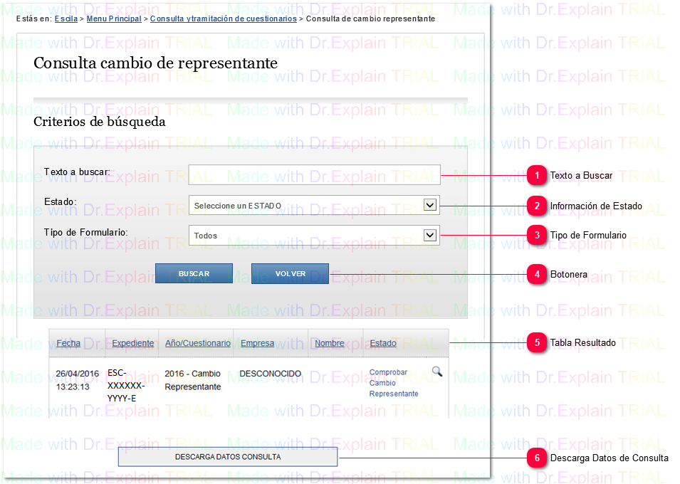 2.3.2.3 Consulta cambio de representante