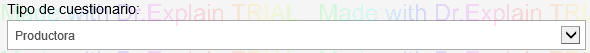 1. Tipo de Cuestionario