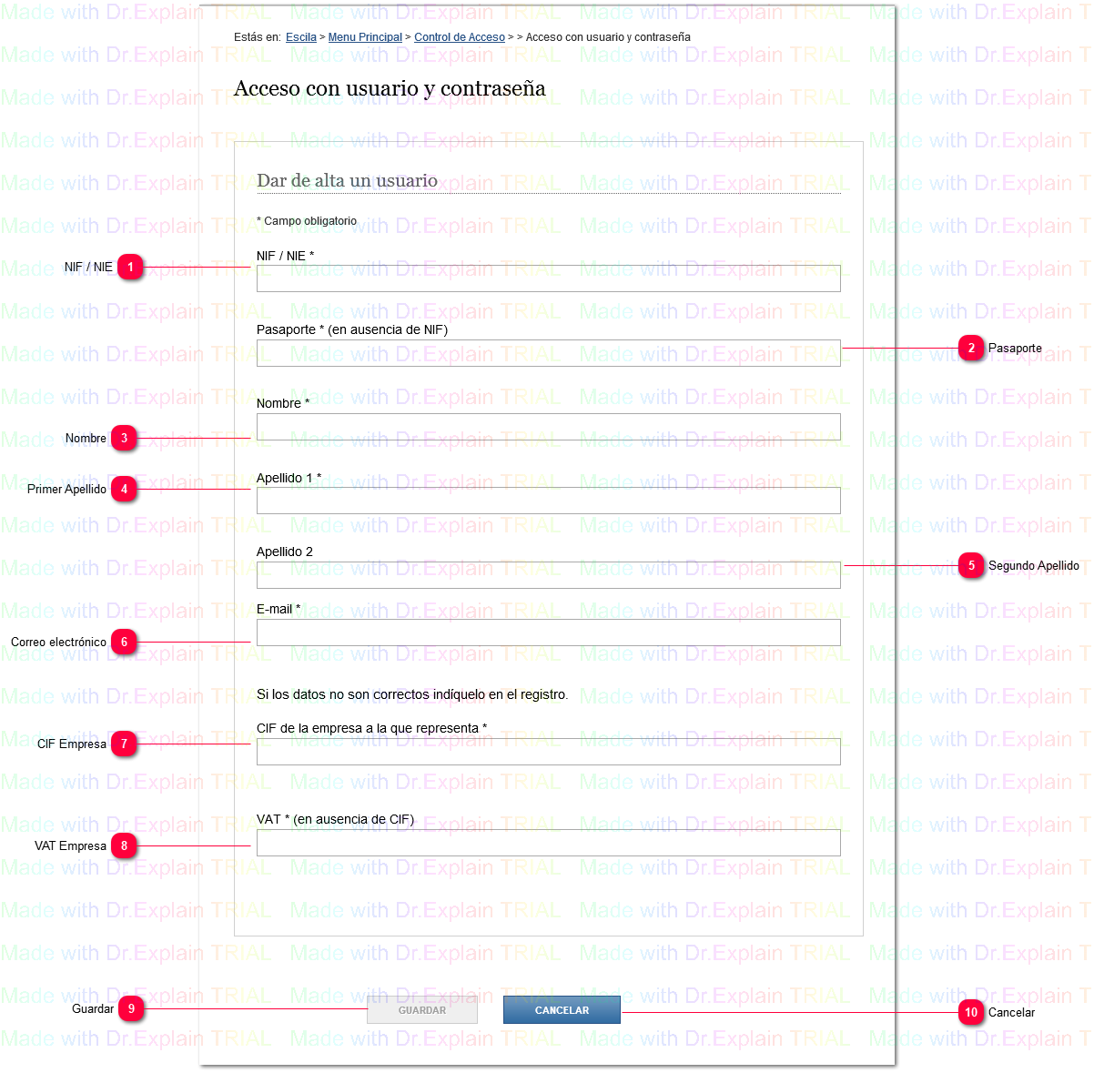 2.2.1.2 Alta de Usuario
