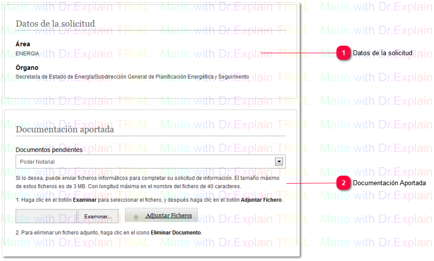 2.2.1.3.1.1 Datos de la Solicitud y Documentación Aportada