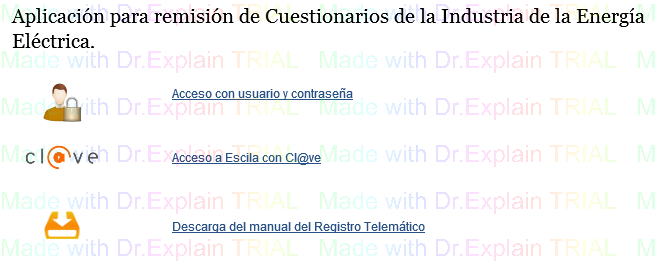 6. Opciones de Acceso