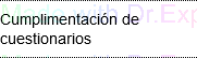 4. Cumplimentación de cuestionarios