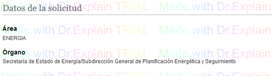 1. Datos de la Solicitud