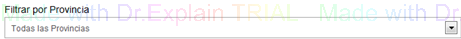 1. Filtro Provincias
