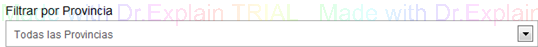 1. Filtro Provincias