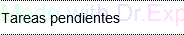 2. Tareas Pendientes