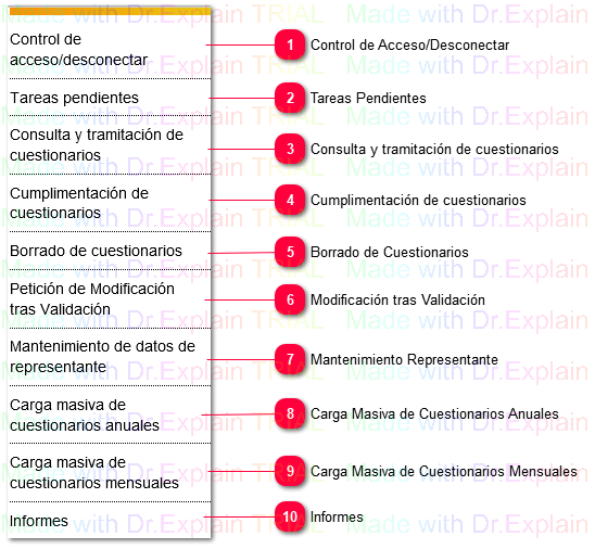 2.3 Menú Lateral