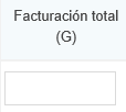 6. Facturación total