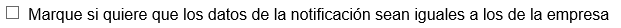 1. Check de notiifcación